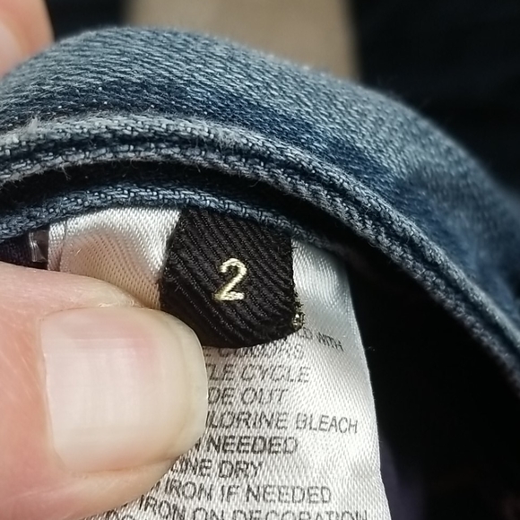 Express women size 2 jeans skinny - Picture 3 of 5